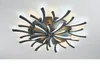A modern, abstract LED ceiling light fixture. Produktbild-Vorschau