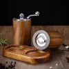 INF 2er Retro Gewürzmühle mit Akazienholz U-Basis Handmühle Produktbild-Vorschau 3