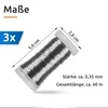 ECENCE Blumendraht 3x in der Farbe Silber Bindedraht je Produktbild-Vorschau 4