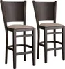 2er-Set ARMANDO | Gastro Barhocker | Leder | Holz | Produktbild-Vorschau 10