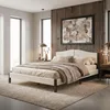ML-Design Polsterbett 160x200 cm Beige Doppelbett mit Produktbild-Vorschau 8
