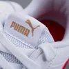 A close-up view of the Puma logo and laces on a white sneaker. Produktbild-Vorschau