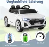 Auto elettrica per bambini COSTWAY Audi SQ8, auto elettrica Anteprima dell’immagine prodotto 2