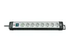Brennenstuhl 1951580101 Regleta, 230 V, Negro y Gris Claro, Náhľad obrázku produktu 1