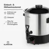 Klarstein Biggie Eco Einkochautomat & Getränkespender, Produktbild-Vorschau 2