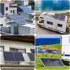 Gliese Solarmodul 300W 18V Gartenhäuse Camping Solarpanel Produktbild-Vorschau 5