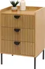 Komoda HWC-O39, szafka wysoka, 3 szuflady melamina MDF Podgląd zdjęcia produktu 1