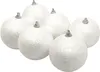 Weihnachtskugel mit Glitzer Ø6cm 6 Stück weiß Produktbild-Vorschau 1