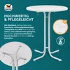 Casaria® Stehtisch Klappbar Outdoor Gastro Bistrotisch 2x Produktbild-Vorschau 3