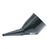 A black plastic funnel is shown against a white background. Podgląd zdjęcia produktu