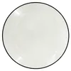 Porcelanowy talerz deserowy Linea Black, ø 19 cm, czarna Podgląd zdjęcia produktu 1