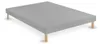 SOMMIER TAPISSIER GRIS 130x190 cm FABRICATION FRANÇAISE Voir les images du produit 2