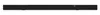 A black soundbar is shown horizontally against a light gray background. Podgląd zdjęcia produktu