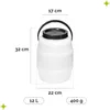 Garronda 12 Liter Behälter mit Deckel Futtertonne Produktbild-Vorschau 3