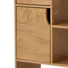 Bücherregal mit 9 Ebenen und 2 Türen, Aufbewahrungsregal Produktbild-Vorschau 7