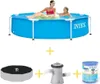 Intex Metal Frame Pool - 244 x 51 cm - Inklusive Produktbild-Vorschau 1