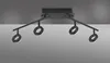 LED-Strahler - Anthrazit - Weiß - Acryl - Stahl - 4-flammig Produktbild-Vorschau 2