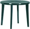 A green plastic garden table with four legs. Produktbild-Vorschau