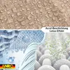 Tischdecke Melliert Hellbraun 160x140cm Schnittkante, Ansicht 4 Produktbild-Vorschau