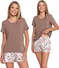 Damen Schlafanzug Zweiteilig Moraj Kurzarm Hose Shorts Produktbild-Vorschau 1