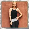 Sac de soirée élégant pour dames avec paillettes, argent, Voir les images du produit 5