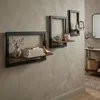 Étagère murale Relaxdays, lot de 3, métal et MDF, 3 Voir les images du produit 5