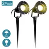 Jopassy 2X Faretto da giardino 4W LED con picchetto a terra Anteprima dell’immagine prodotto 1