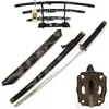 Zestaw czarny smok katana wakizashi tanto ze stojakiem - Podgląd zdjęcia produktu 2