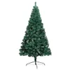 A green artificial Christmas tree on a stand, isolated on a white background. Náhľad obrázku produktu