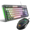 HXSJ Gaming RGB Tastatur und Maus Set mit Mäusepad, 96 Produktbild-Vorschau 2