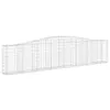 Gabionen mit Hochbogen 5 Stk. 400x30x80/100cm Verzinktes Produktbild-Vorschau 3
