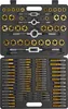 A tool kit laid out in a black case. Produktbild-Vorschau