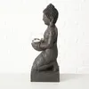 Boltze Buddha Figur mit Windlicht Statue aus Kunststoff, Produktbild-Vorschau 5