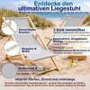 2er Set Liegestuhl Doppelpack Strandliege Liege Stuhl Produktbild-Vorschau 2