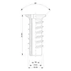 10x Einschraubmuffen M6 – Länge 24 mm – Einschraubmutter Produktbild-Vorschau 4