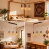 ZMH Hängelampe 3 Flammig Pendelleuchte Rattan Esstischlampe Produktbild-Vorschau 7