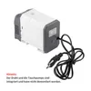 A white and gray submersible pump with a black power cord and plug. Produktbild-Vorschau