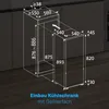 Bomann® Einbaukühlschrank mit Gefrierfach | 118 Liter | mit Produktbild-Vorschau 2