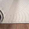 Teppich Wohnzimmer Kurzflor Skandi Japandi Boho Abstraktes Produktbild-Vorschau 3