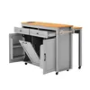 Merax Îlot de cuisine Chariot de service Sideboard, sur Voir les images du produit 12
