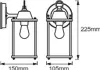 OSRAM ENDURA Classic luce esterna S E27 nero, alluminio Anteprima dell’immagine prodotto 10