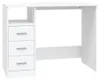 vidaXL Písací stôl so zásuvkami biely 102x50x76 cm z Náhľad obrázku produktu 1
