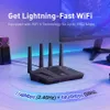 GL.iNet Flint 2 GL-MT6000 Wi-Fi 6 Router, Dualband AX6000, Produktbild-Vorschau 4