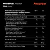 Nutrition information table for a PowerGel Hydro Cola flavour. Produktbild-Vorschau