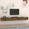 vidaXL Nástenné skrinky 2 ks. Údený dub 102x30x20 cm Náhľad obrázku produktu 1