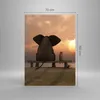 Bilder auf glas - Einteilig - Elefant Ufer Meer - 70x100cm Produktbild-Vorschau 3