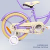 Bicicletta da ragazza 16 pollici campanello ruote Anteprima dell’immagine prodotto 4