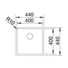 BLANCO CLARON 400-IF, Schrankwaschbecken, Edelstahl, Produktbild-Vorschau 4