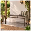 Robuste Bank Celia Basic, Metall, Braun, Modernes Design, Produktbild-Vorschau 2