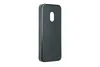 A black phone case is shown against a white background. Produktbild-Vorschau